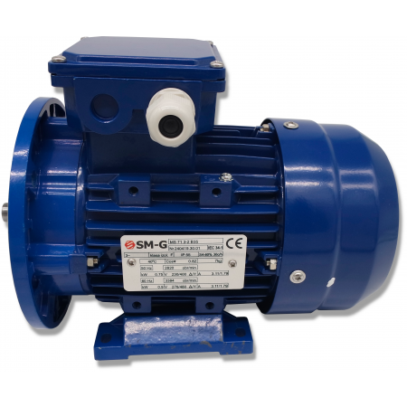 SILNIK ELEKTRYCZNY Z KOŁNIERZEM 0,75kW 2820obr 3-FAZOWY